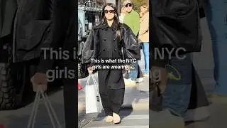 What the cool girls are wearing in NYC #ootd #spotted #nycfashion