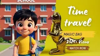 🌟 Aarav Aur Magic School Bag | Time Travel Adventure | Hindi Kids Moral Story