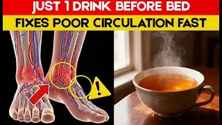 Just 1 Drink Before Bed Fixes Poor Circulation After 60 | Senior Health Tips