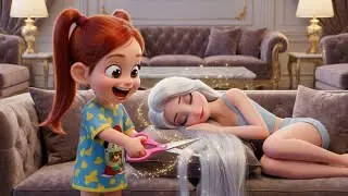 😱 &ldquo;OMG! ⚡ Naughty Baby Mira Cuts Mom&rsquo;s Hair While She Sleeps 😱✂️