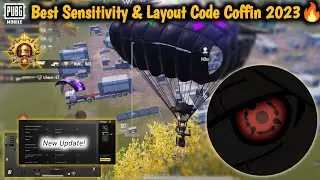 New 🔥 Coffin Sensitivity Code & Layout Code 2023 | Sensitivitas PUBG Mobile Terbaik Norecoil