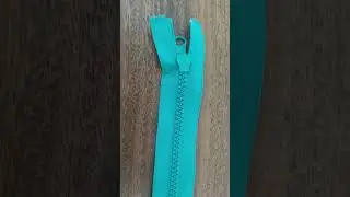 HYC open end blue resin zipper with Gourd Slider for clothing and bag #chinese  #customizedclothing