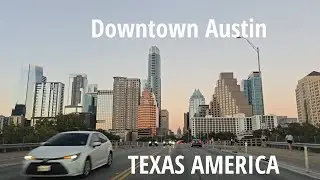 Austin After Dark Smooth Night Drive Through Downtown TX US Oct 2025