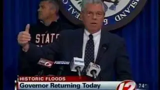 Gov. Carcieri back in RI