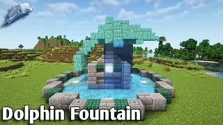 Minecraft Dolphin Fountain Tutorial (How to build)