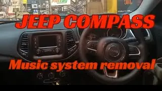 How to remove JEEP compass music system #JEEPCOMPASS #JINOAUGUSTIN