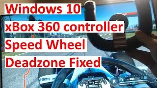 Microsoft xbox speed wheel windows 10 v2004 deadzone fix