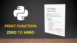 Python Print function documentation from zero to hero