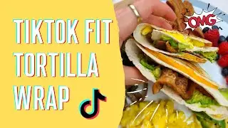 TIKTOK TORTILLA WRAP HACK | DELICIOUS TORTILLA LUNCH WRAP | 👌EASY, ⏰QUICK, 🥑HEALTHY & DELICIOUS😋💥