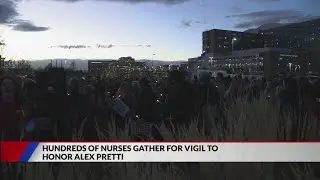 Colorado nurses hold candlelight vigil for VA nurse Alex Pretti killed in Minneapolis