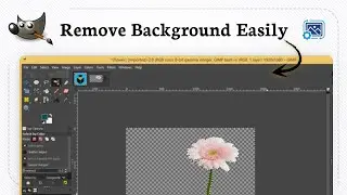 Как удалить фон изображения в GIMP (Быстрая маска)