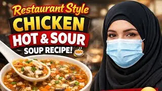 Restaurant Style Chicken Hot & Sour Soup Recipe | Easy & Tasty Soup At Home 🍲