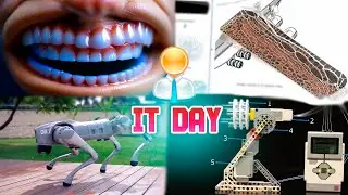 Миксер ДНК из LEGO ⚛ Новые зубы без протезов ⚛ Самолёт с крылом стрекозы ⚛ Робо-пёс пишет код