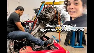 Project 240sx Engine removal (the hard way), parts for the manual swap and Zero Fab intake manifold
