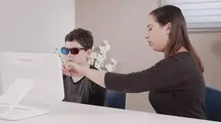 14 Eyeviz 300 Conducting Stereo Acuity Test