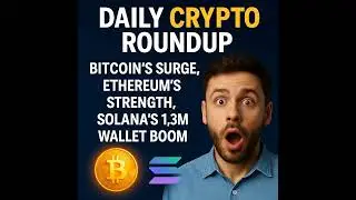 Daily Crypto Roundup &ndash; Bitcoin&rsquo;s Surge, Ethereum&rsquo;s Strength, Solana&rsquo;s 1.3M Wallet Boom 🚀
