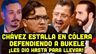 CHÁVEZ Revienta a Dos Diputados TICOS Defendiendo a BUKELE 