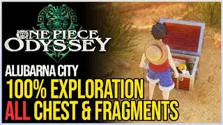 Alubarna 100% Exploration One Piece Odyssey - All Cube Fragments & Chests