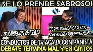 BRVT0 PANISTA SE PUSO L0CO EN DEBATE CONDUCTOR DE TV ANTONIO ATTOLINI LO HACE PED4Z0S
