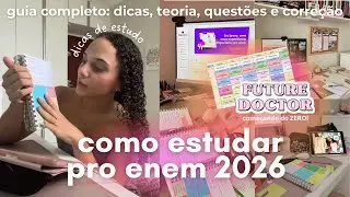 por onde começar a estudar pro enem? minhas dicas pra quem quer iniciar os estudos 📚✨