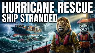🚨 MARINE EMERGENCY! Animal Heroes Save Ship from Hurricane & Reefs | Amazing Sumo Rescue