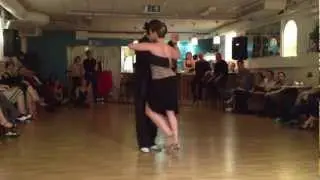 Anna Sol & Aldo Velásquez - milonga - Ella es asi - Edgardo Donato, Tangotek Malmö, March 2013
