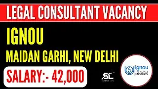 Law Officer Vacancy Out | CLAT PG 2026 PSU Job | IGNOU Law Recruitment | Permanent LLB Jobs