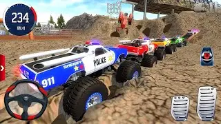 Juegos De Carros Police Monster Truck Impossible Driver Car Extreme Racing For Android Mud Gameplay