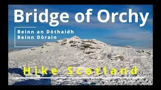 004 Stunning sunny winter mountain scenery - Beinn D&ograve;rain and Beinn an D&ograve;thaidh at Bridge of Orchy.