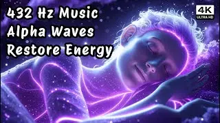 🌀 432 Hz Alpha Waves Sleep Music &ndash; Restore Your Energy & Heal the Body