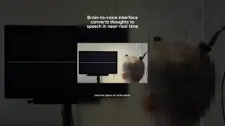 Brain-to-voice interface converts thoughts to speech in near-real time