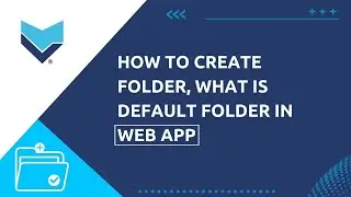 How to Create folder - Web app