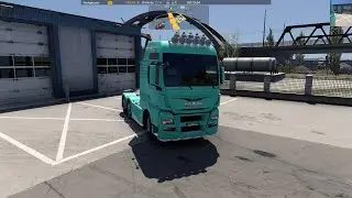 MAN Euro Truck Simulator 2 - Snowymoon - Ağır dorse y&uuml;k