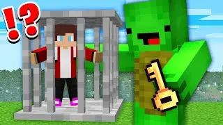 Mikey & JJ Escape From TINY PRISON in Minecraft Challenge (Maizen Mizen Mazien)