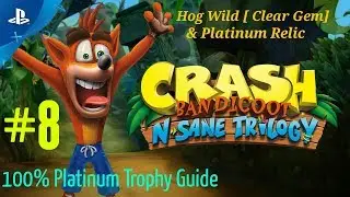 Crash Bandicoot [PS4] Hog Wild Gem & Platinum Relic