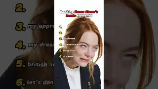 Ranking Emma Stone iconic moments #trending #ranking #bestmoments #popculture #funniest