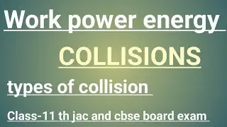 Collision and Types of Collision | Class 11 Physics | JAC & CBSE Board