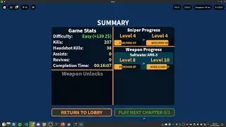 Zombie Stories (Roblox) - Zombie Blitz: Origins (2 Days later) as Sniper class and Solo mode