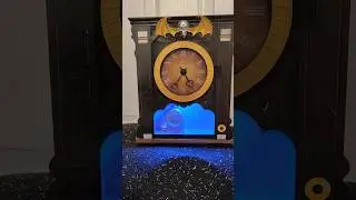 Halloween Talking Scary Animatronic Clock MOTION/LIGHT Activated