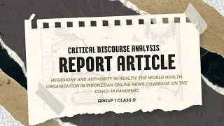 CDA Report Article Presentation_Group 1_Class D