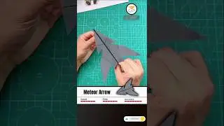 How to make meteor arrow paper plane🔥😱, how to fold viral paper plane #shorts #viral #diy