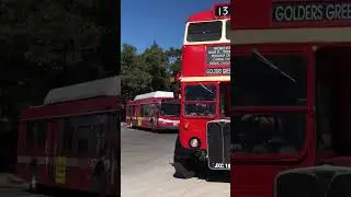 Former London Bus! Unitrans model AEC RT double Decker going Out of Action at UC Davis Silo