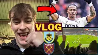 *HAMMERS SURVIVAL HOPES STILL ALIVE* Burnley 0-2 West Ham Premier League Away Day Match Vlog