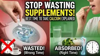 Stop Wasting Your Supplements! The Best Time of Day to Take Calcium Explained.