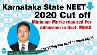 NEET 2020 Cutoff Karnataka - College wise & Category wise Cut off, Total seats and cut off 2020 ||