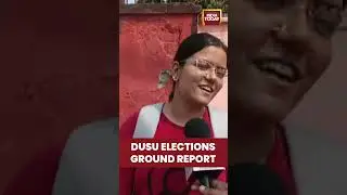 GROUND REPORT: Delhi University Student Union Elections 2025 | #shorts #delhiuniversity