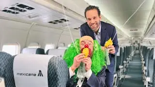 Brozo y Loret vuelan a la Mexicana