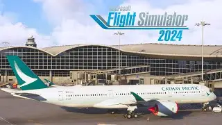 MSFS 2024 LIVE | Hong Kong to Seoul | Cathay Pacific A350 | Ultra Realistic Flight Experience