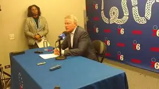 Sixers Coach Brett Brown vs Thunder 1-6-20