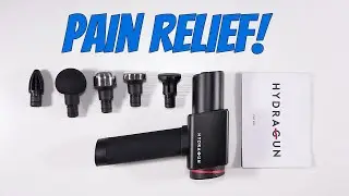 Muscle Pain Relief! The Hydragun Sports Therapy Massager